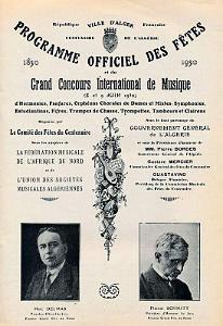 Alger - Concours international musical en 1930 - 02